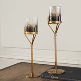 CAMINUS OMBRE CANDLE HOLDER- SET OF 2