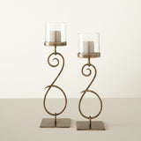 DWINE CANDLE HOLDER- SET OF 2