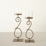 DWINE CANDLE HOLDER- SET OF 2