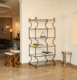 CRONUS KEY SHELVING UNIT CHAMPAGNE