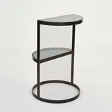 CRESCENT ACCENT TABLE BRONZE