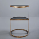 CRESCENT ACCENT TABLE GOLD