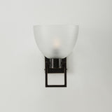 TROY WALL LIGHT FROSTED BRONZE