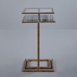 PLATEIA ACCENT TABLE GOLD