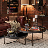 DAUMIER COFFEE TABLE SET OF 2 BLACK