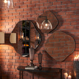 ATLAS WALL MIRROR OAKWOOD- MEDIUM