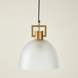 TROY LINK PENDANT FROSTED CHAMPAGNE - LARGE