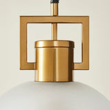 TROY LINK PENDANT FROSTED CHAMPAGNE - LARGE