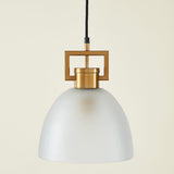 TROY LINK PENDANT FROSTED CHAMPAGNE - LARGE