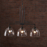TROY 3 LIGHT CHANDELIER BRONZE