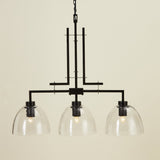 TROY 3 LIGHT CHANDELIER BRONZE