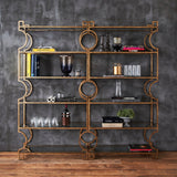 CRONUS KEY SHELVING UNIT CHAMPAGNE
