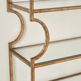CRONUS KEY SHELVING UNIT CHAMPAGNE