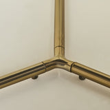 DAUMIER COFFEE TABLE SET OF 2 BRASS