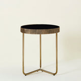 DAUMIER END TABLE- SET OF 2 GOLD