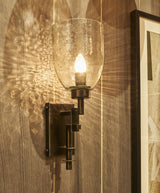 TROY LINK WALL LIGHT BRONZE
