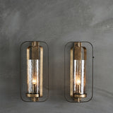 SATURN WALL LIGHT CHAMPAGNE - LARGE